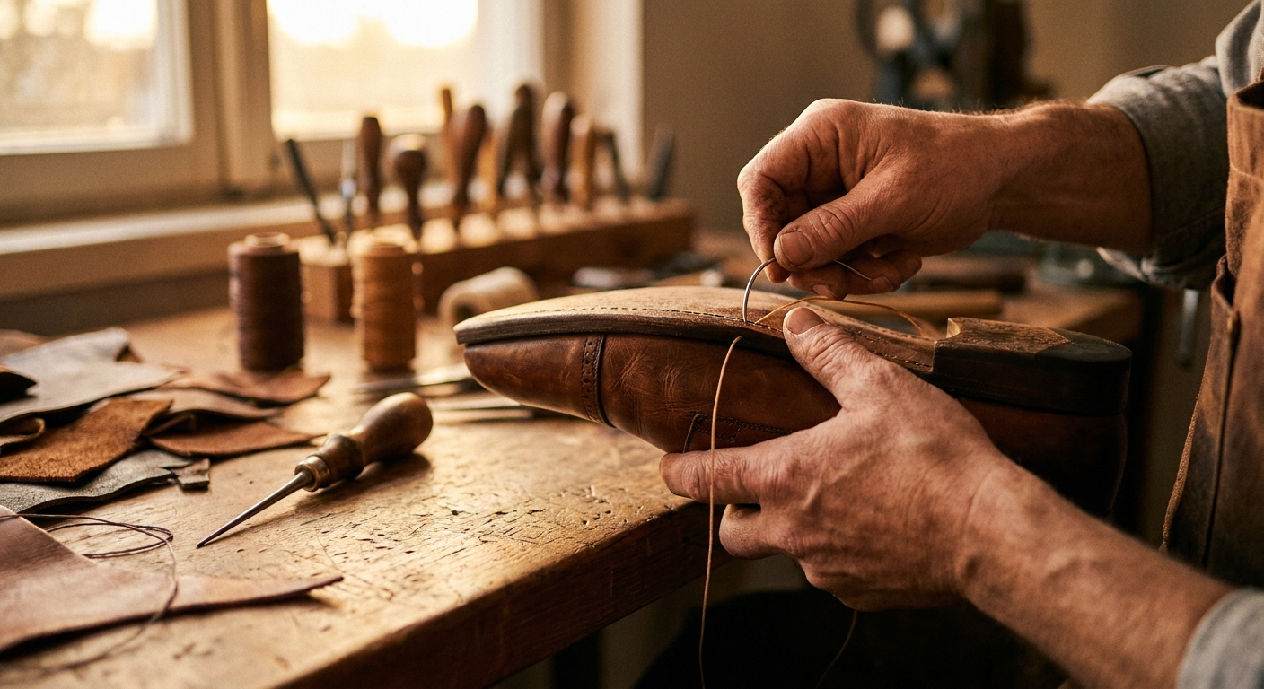 Taller artesanal de reparación de calzado Calzado J. Mata, L'Eixample Valencia